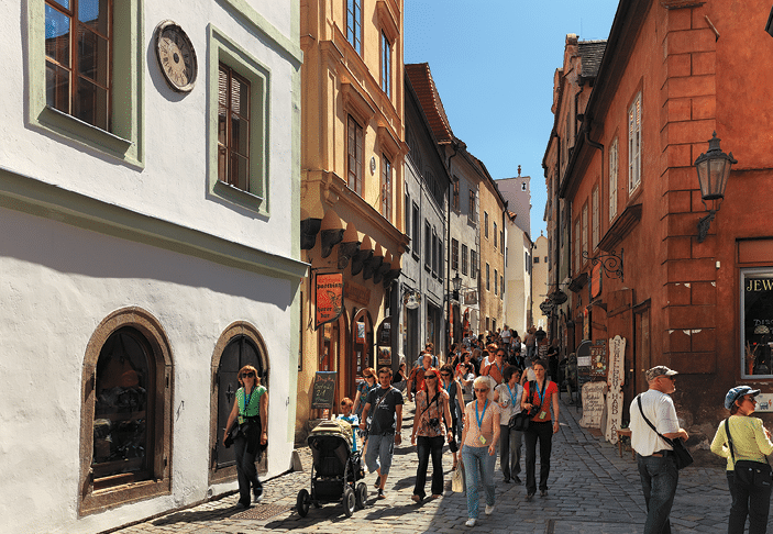 Cesky Krumlov - v b r do knihy