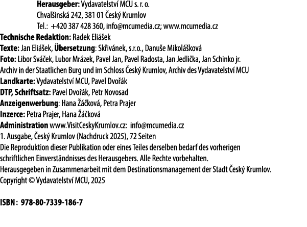  Herausgeber: Vydavatelstv MCU s. r. o. Chval insk  242, 381 01  esk  Krumlov Tel.: +420 387 428 360, info@mcumedia....