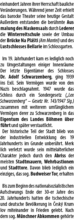 einhundert Jahren ihrer Herrschaft bauliche Ver nderungen. W hrend jener Zeit erhielt das barocke Theater seine heuti...