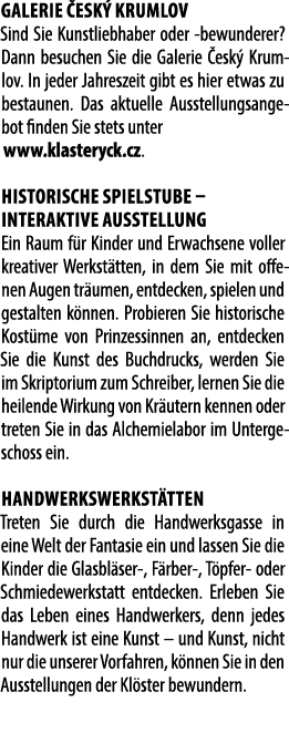 Galerie esk  Krumlov Sind Sie Kunstliebhaber oder bewunderer? Dann besuchen Sie die Galerie  esk  Krumlov. In jeder ...
