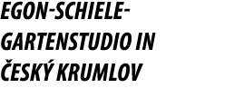 Egon Schiele Gartenstudio in esk  Krumlov