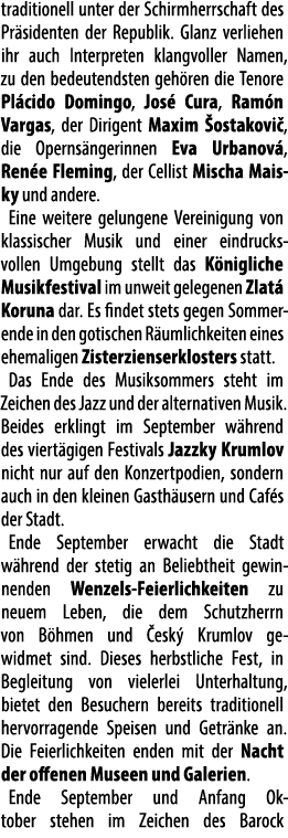 traditionell unter der Schirmherrschaft des Pr sidenten der Republik. Glanz verliehen ihr auch Interpreten klangvolle...