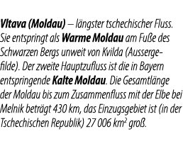 Vltava (Moldau) – l ngster tschechischer Fluss. Sie entspringt als Warme Moldau am Fu e des Schwarzen Bergs unweit vo...