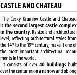 Castle and Chateau The esk  Krumlov Castle and Chateau is the second largest castle complex in the country. Its size...