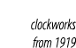 clockworks from 1919