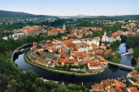 Český Krumlov od jihozápadu, foto: Archiv Vydavatelství MCU s.r.o.