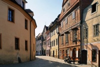 Český Krumlov - Prostranství Na Louži v Kájovské ulici, foto: Archiv Vydavatelství MCU s.r.o.