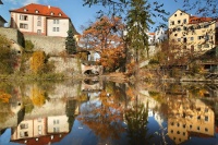 Český Krumlov - Zákoutí pod hornobránským mostem, foto: Archiv Vydavatelství MCU s.r.o.