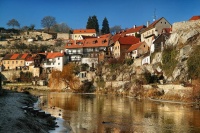 Český Krumlov - Starobylý původ mají i domy na Plešivci, foto: Archiv Vydavatelství MCU s.r.o.