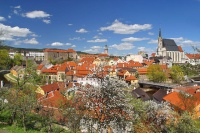 Český Krumlov - Záběr přes střechy domů v Rybářské ulici, foto: Archiv Vydavatelství MCU s.r.o.