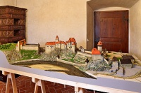 Zámek Český Krumlov - Hradní muzeum - Model hradního areálu, foto: Archiv Vydavatelství MCU s.r.o.