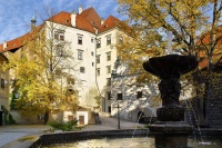 Zámek Český Krumlov - Kašna na II. nádvoří, foto: Archiv Vydavatelství MCU s.r.o.