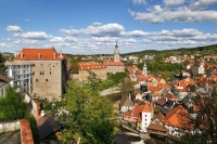 Zámek Český Krumlov - Město od zámecké zahrady, foto: Archiv Vydavatelství MCU s.r.o.