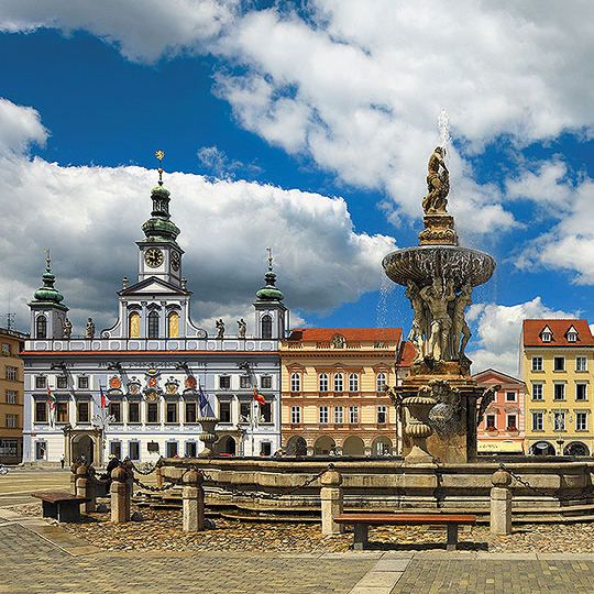 České Budějovice, náměstí Přemysla Otakara II., zdroj: Libor Sváček archiv Vydavatelství MCU