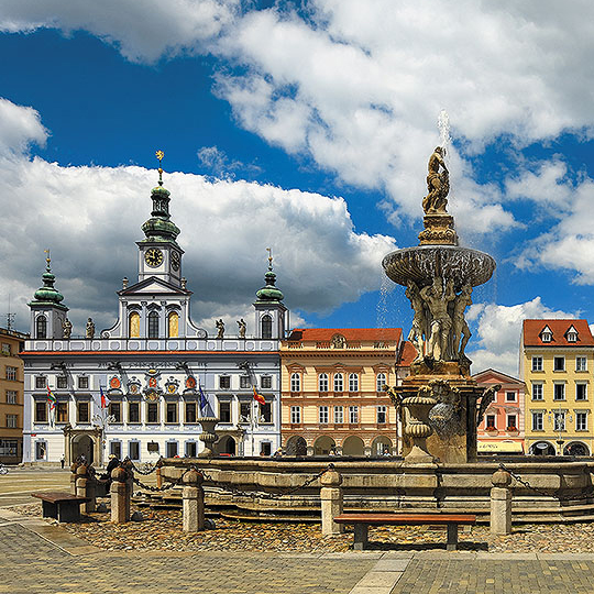 České Budějovice, Platz náměstí Přemysla Otakara II., Bildquelle: Libor Sváček archiv Vydavatelství MCU