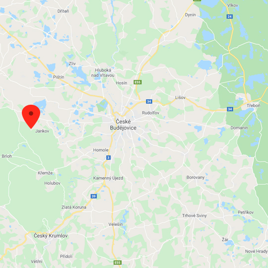 Holašovice, Bildquelle: Mapy Google