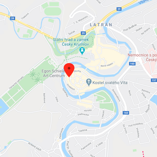 Krumlovská Pohádka, zdroj: Mapy Google